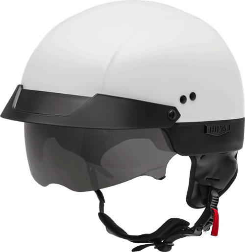 GMAX HH-75 Half Helmet with Sun Shield and Quick Release Buckle