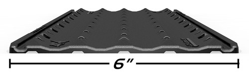 Caliber Part Number 13372 LowPro Glides Narrow 6-Inch Wide Double Set for Trailers