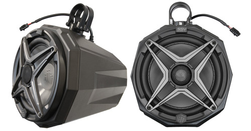 SSV Works 8-inch Cage Mount Pod for Side by Side with 6.5-inch Speakers - Part US2-C8A-200