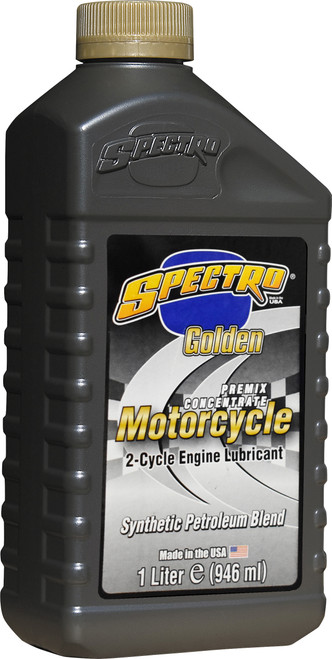 Spectro Golden Spectro Semi-Syn 2T Oil 1L Premix - High-Performance Two-Stroke Engine Oil