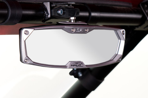SEIZMIK Halo RA Cast Rear View Mirror with Shatter-Resistant Glass and Wide Viewing Range