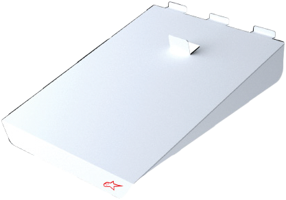 Alpinestars Slatwall Helmet Shelf - Model 7040418 for Motorcycle and Sports Gear Displays