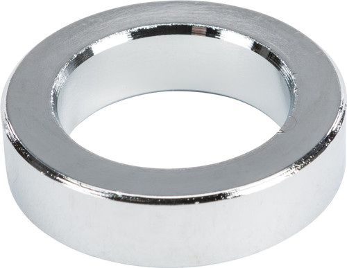 Hardrive 339343 1 Inch Front Chrome Wheel Spacer with 0.375 Inch Thickness
