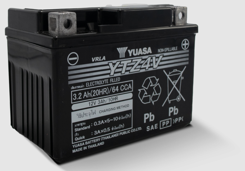 Yuasa YUAM724ZV YTZ4V Maintenance-Free Motorcycle and ATV Battery