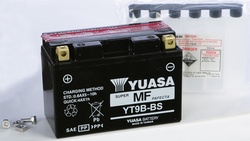 YUASA YUAM629B4 YT9B-BS Maintenance Free Motorcycle and ATV Battery