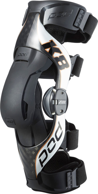 POD K8 2.0 Human Motion Knee Brace for Large Right Leg – Carbon and Silver