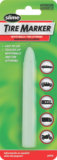 SLIME Tire Marker White, Part Number 20179