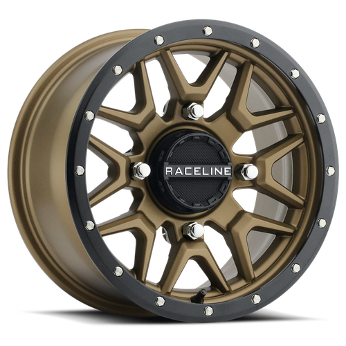 RACELINE Krank Wheel 15x7 4/137 5+2 Offset in Black/Bronze Finish