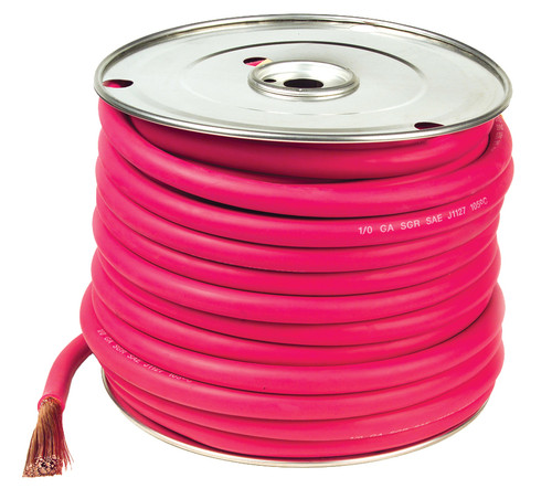 GROTE Battery Cable 6 Gauge 25 ft Red - Part 82-6722