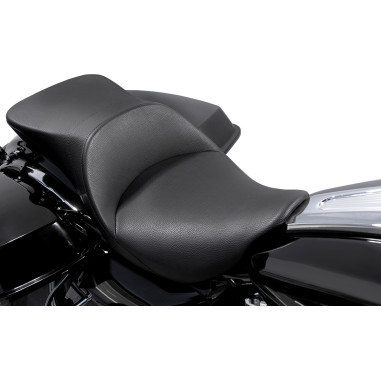 Danny Gray Tourist Vinyl Seat for FLH/Flt 08 Up - Comfortable Motorcycle Seating with IST Technology
