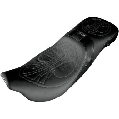 DANNY GRAY Weekday 2 Up Air Seat FLH/FLT 08 and Up – Comfortable Motorcycle Saddle with IST Seating Technology