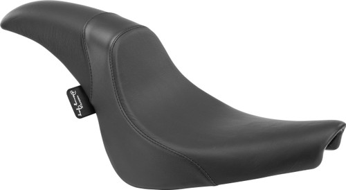 Danny Gray Shorthop 2 Up XL Seat for FXST 06-10 and FLSTF/B 07-17 - Comfortable Motorcycle Seating Solution