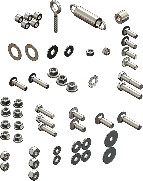 KFI Man Lift Kit Replacement Hardware Kit Part HK-101
