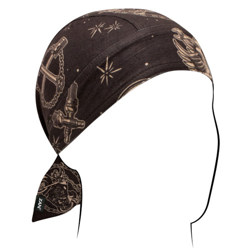 ZAN Sportflex Flydanna Moto Flash ZL166 - Mid-Weight Protective Headwear with UV Protection