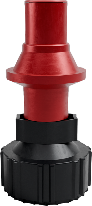 TUFF JUG Red Ripper Cap Gen 3 - No-Spill, Wide Mouth Fuel Cap