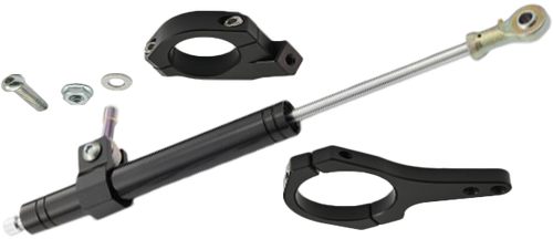 HardDrive 81243 Steering Damper Kit for Harley FXLR 2020-2025 - Black