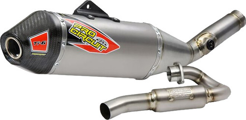 PRO CIRCUIT Ti-6 Titanium Exhaust System with Car Cap for Kawasaki KX450 - Part 0322445F