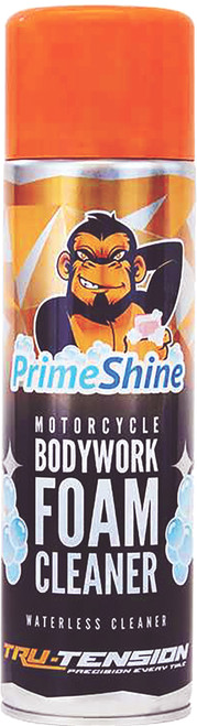 TRU TENSION Primeshine Foam Cleaner 500ML – Instant Foam Cleaner and Polish for Bodywork, Chrome, Painted & Plastic Surfaces