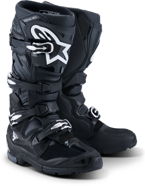 Alpinestars Tech 7 Enduro Motorcycle Boot - Size 8, Black/Anthracite/White