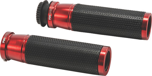 PUIG 6326R Hi Tech Accent Red Motorcycle Handlebar Grips