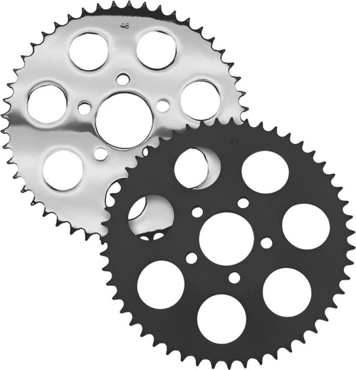 HardDrive 48-Tooth Chrome Rear Sprocket for Big Twin 2000-2013 - Part #201652