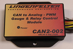Lingenfelter CAN2-002 CAN to Analog Gauge & Relay Output Module Kit