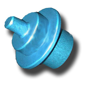Lingenfelter C6 Corvette Fuel Regulator Plug, Driver Side, Blue