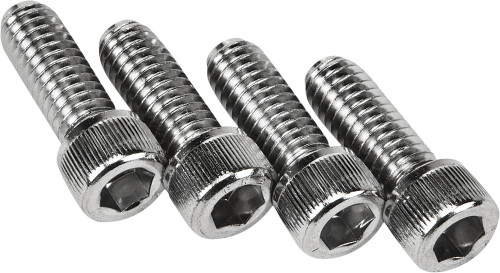 Harddrive Allen Bolts Chrome 4-Pack for Handlebar Clamp – Part Number 57-0023-4