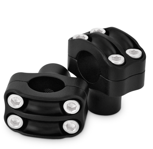 Burly Brand Reaper 1 1/2 Inch Risers and 1 Inch Bar Set in Texture Black (Part No. B12-8011TB)