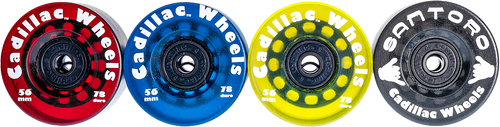 SANTORO FABWORX Cadillac Wheels Blue for Harley Davidson Crash Bars - Part SF80053