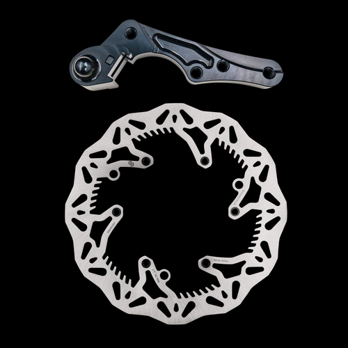 GBRAKES 270 Oversize Front Rotor Kit with High Carbon 420 Stainless Steel WAVE® GBrakes Rotor