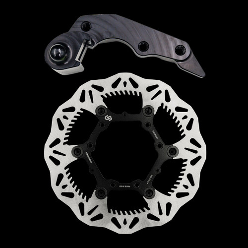 GBRAKES 270 Oversize Front Rotor Kit with High Carbon Stainless Steel GBrakes Wave Rotor