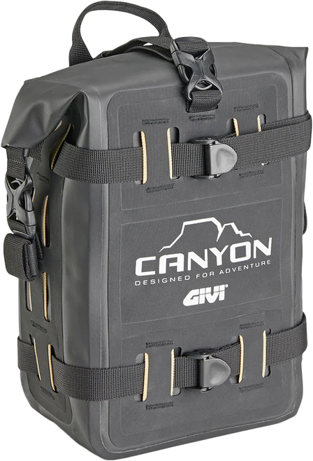 Givi Canyon Adv Cargo Bag 8L Engine Guard and Tail Bag for Enduro Motorcycles GRT722B