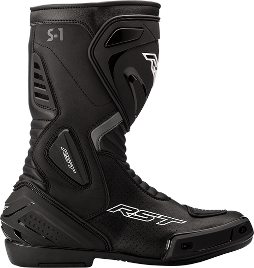 RST S1 CE Mens Motorcycle Boots - Black, Size 11.5