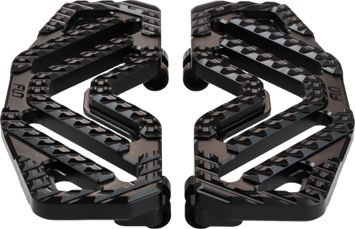 FLO MOTORSPORTS Savage Floorboards Black V-800V5BLK for Enhanced Motorcycle Control