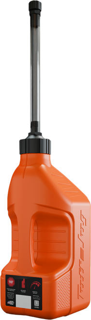 Tuff Jug Utility Container with Autostop Spout - 2.5 Gallon Orange