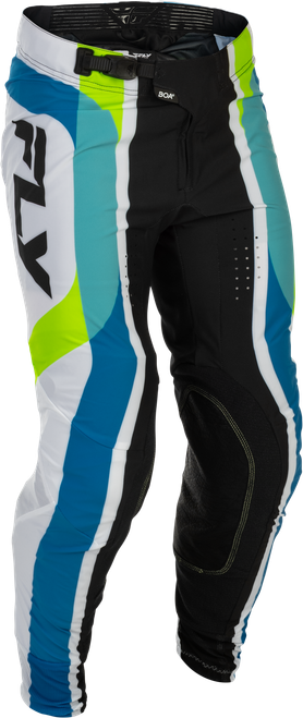 Fly Racing Lite Le Current Pants White Lime Blue Size 34