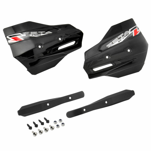 ZETA XC Pro Convert Handguard Black with Mounting Adapter for KTM, Husqvarna, GASGAS