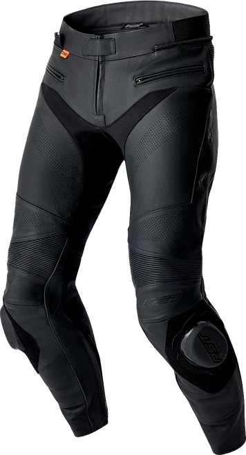 RST Women's S1 D3o Leather Pants Black - Size 3XL