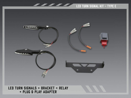 Yoshimura Fe V2 Standard LED Turn Signal Kit with Fender Eliminator - Part Number 075BG-STD-E-K