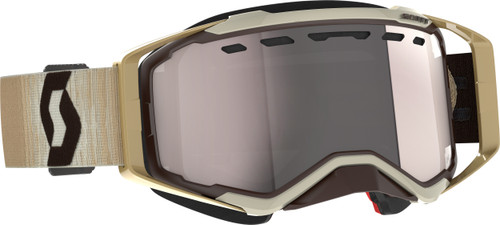 Scott Prospect Snowcross Goggle Beige/Brown with Silver Chrome Lens - Part Number 272846-1074313