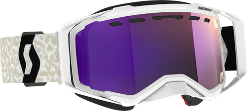 Scott Prospect Snowcross Goggle White/Black Enhancer Purple Chrome Part 272846-1035316