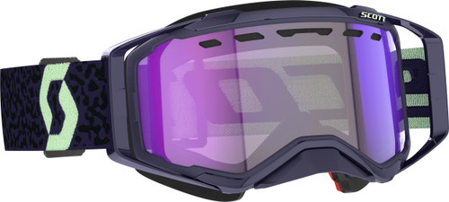 Scott Prospect Snowcross LS Goggle Dark Purple / Mountain Green Blue Chrome Part 278603-7696307