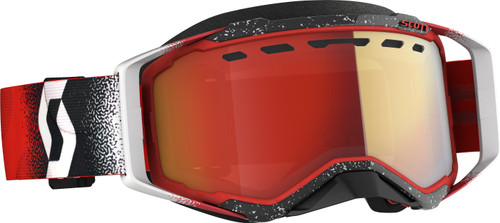 SCOTT Prospect Snow Goggle with Red Chrome Lens - Enhanced Field of Vision and Comfort