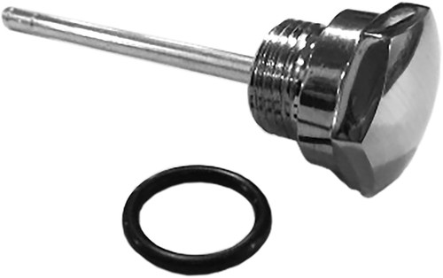 Colony Machine 9861-2 Chrome Plated Transmission Dipstick for Dyna 87-06 and Softail Models