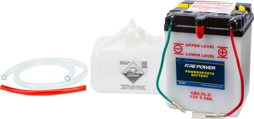 Fire Power CB2.5L-C 12V Heavy Duty Battery with Acid Pack