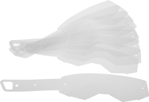 Fly Racing FLA-025 Tearoffs 10-Pack for Motorcycle Helmets