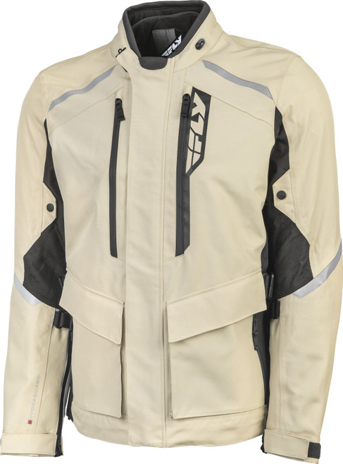 Fly Racing Terra Trek Jacket Sand/Black 4X - Weatherproof Motorcycle Riding Gear