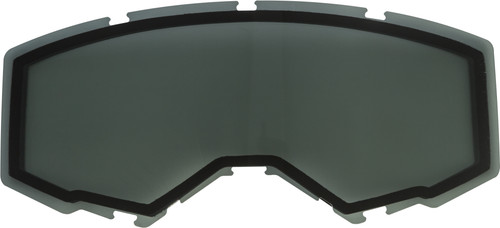 Fly Racing FLB-018 Dual Lens Without Vents for Adults - Polarized Smoke