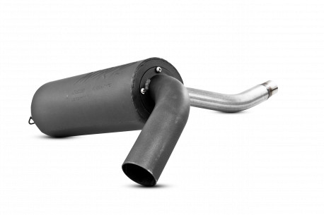 MBRP AT-6108SP Single Slip-On Sport Muffler System with 4.25-inch Black Exhaust Tip